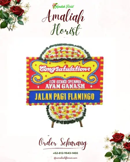 Sewa Papan Bunga Sokawera